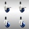 Service Caster 3 Inch 316SS Solid Poly Swivel 1-3/8 Inch Expanding Stem Caster Lock Brake, 2PK SCC-SS316TTLEX20S314-SPUS-2-S-2-138 - alternate 1